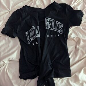 Black Los Angeles Graphic T-Shirt